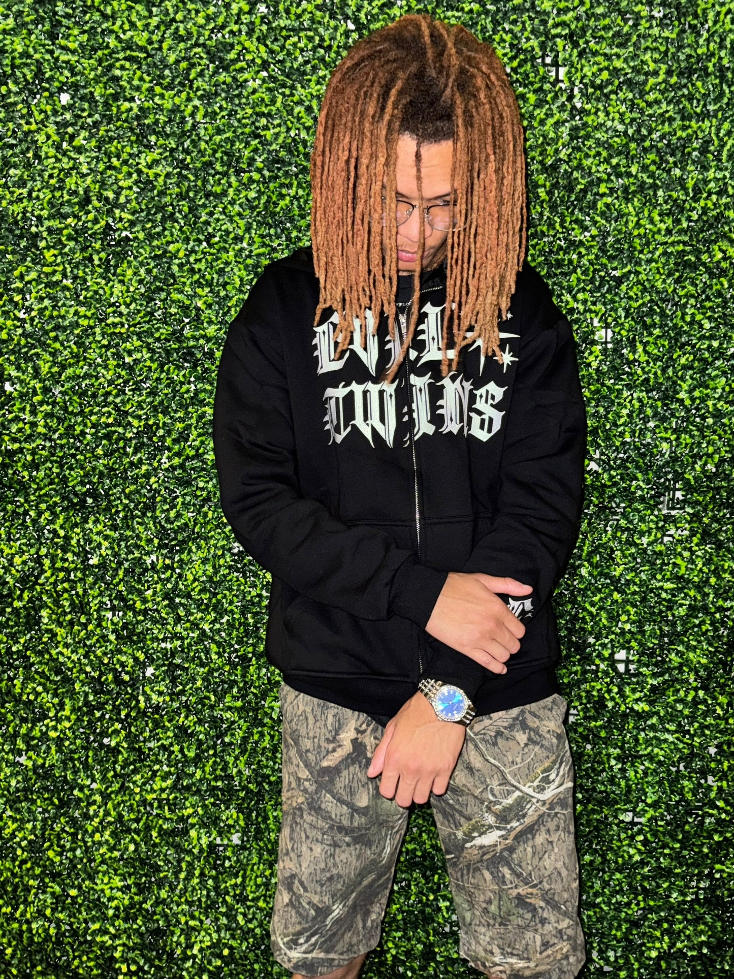 (Black) Evil Twins Zip Up