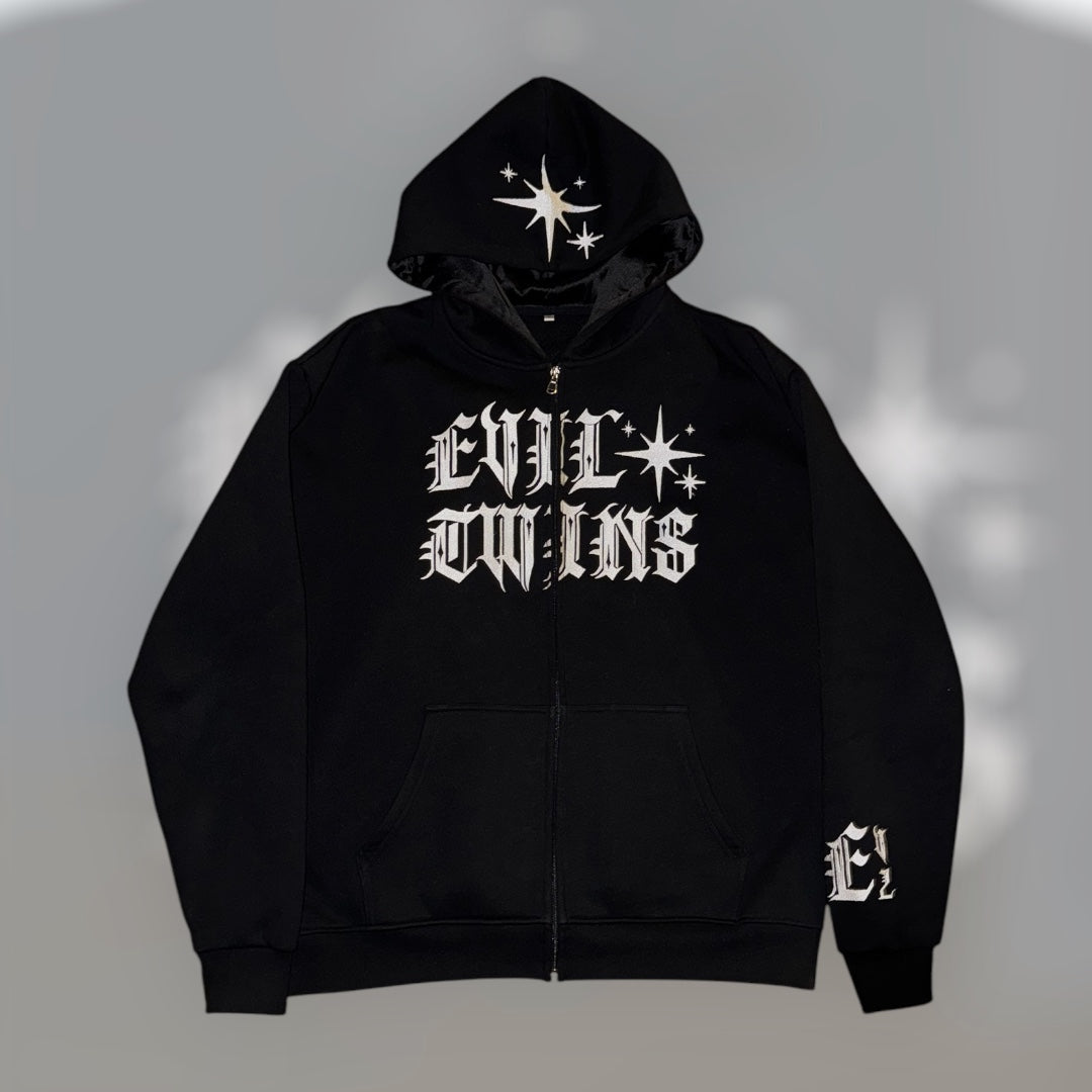 (Black) Evil Twins Zip Up