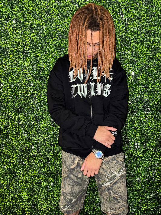 (Black) Evil Twins Zip Up